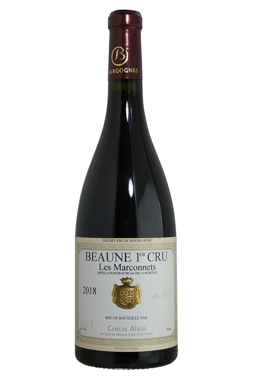 Alain Corcia Beaune 1er cru les Marconnets - 2018 (750ml)