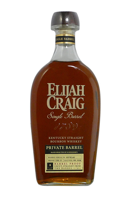Elijah Craig  Single Barrel Schneider's Barrel Proof 132.0 8 Year (750ml)