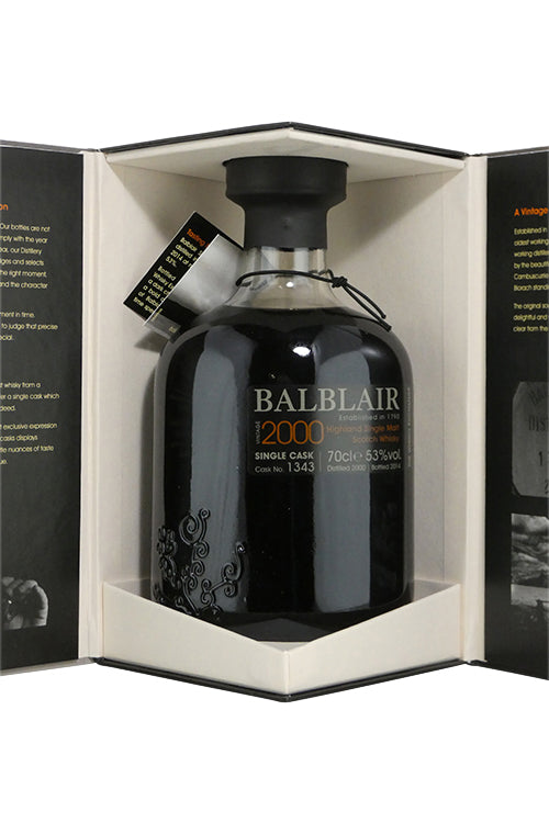 2000 Balblair Vintage Release Single Malt Scotch Whisky  (750ml)