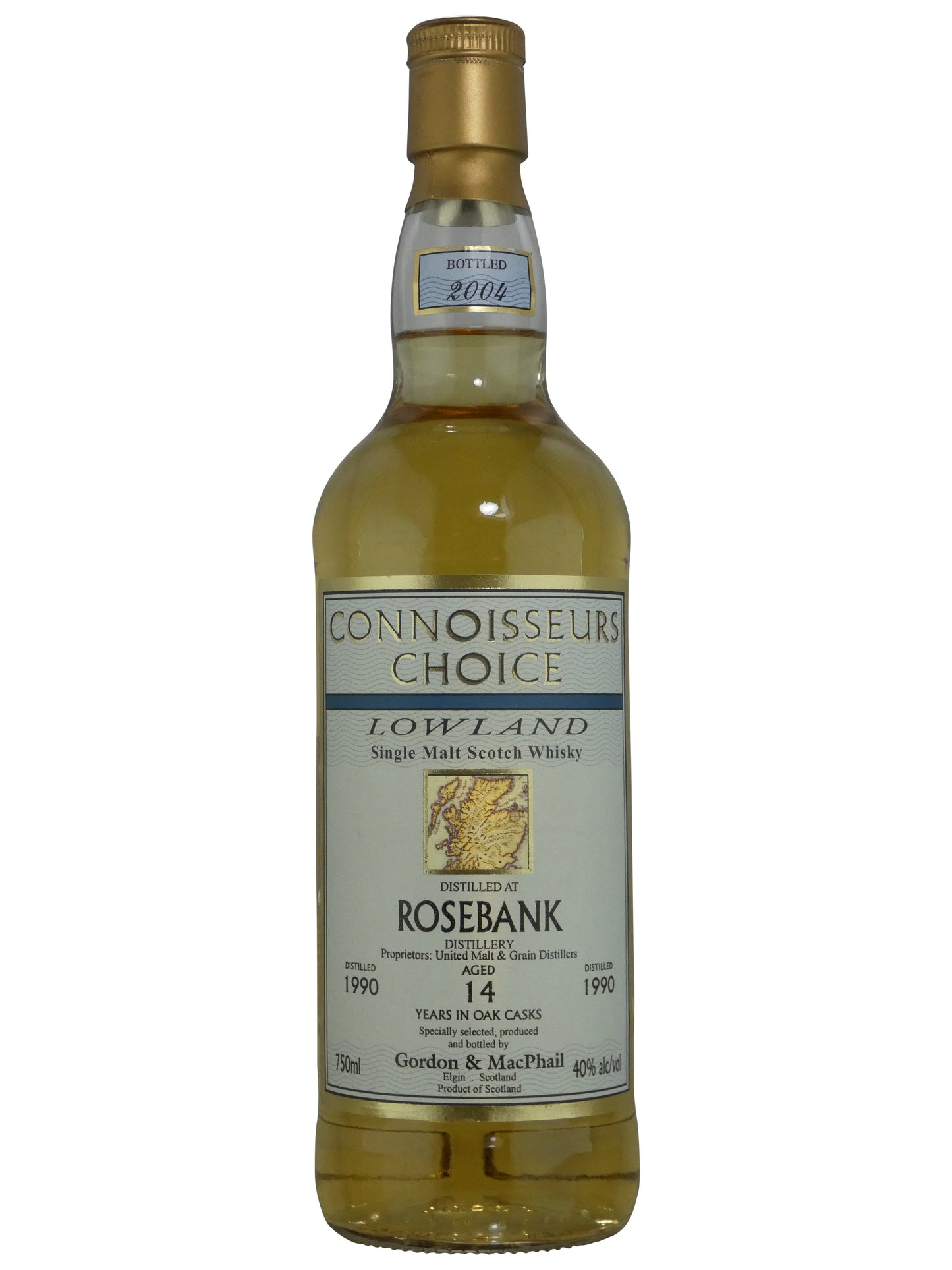 Gordon & MacPhail Connoisseurs Choice Rosebank Aged 14 years (distilled 1990, bottled 2004) (750ml)