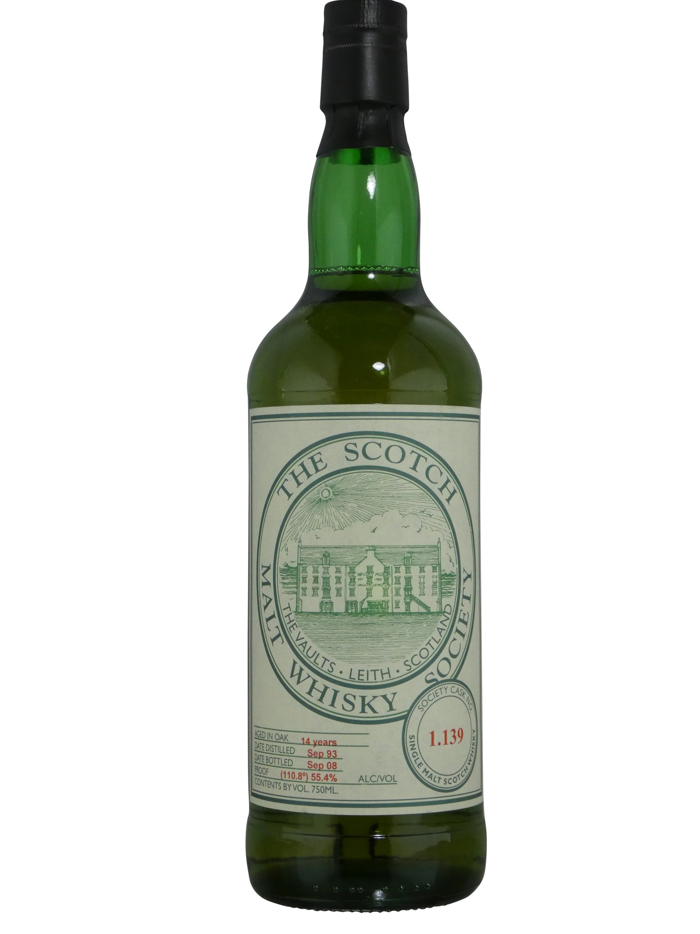 Scotch Malt Whisky Society, 1.139 (Glenfarclas), Aged 14 years, 55.4% abv. (750ml)