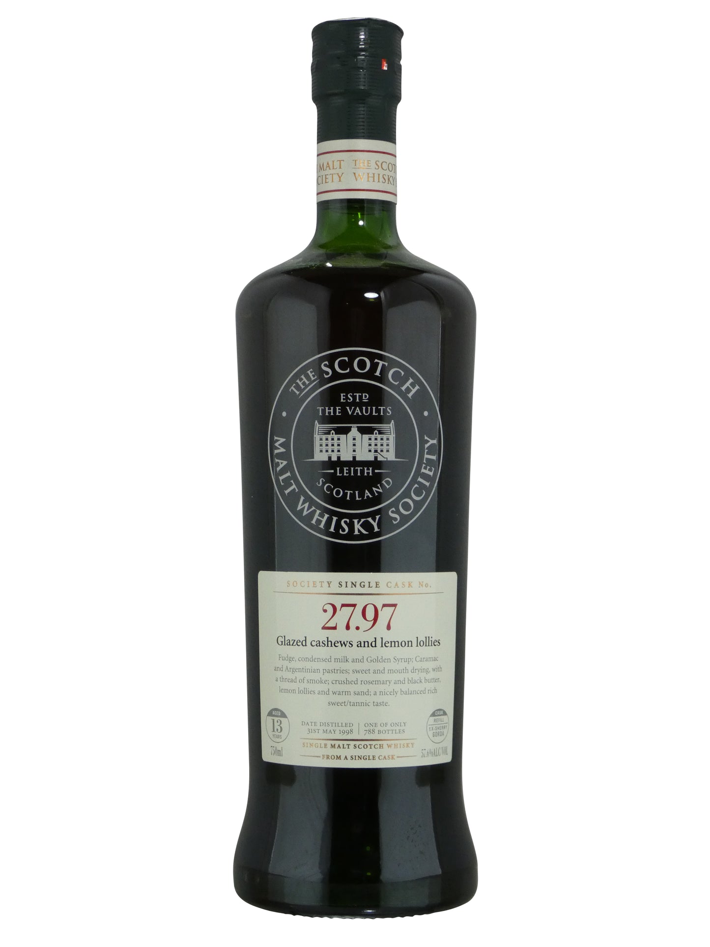 Scotch Malt Whisky Society, 27.97 (Springbank), Aged 13 years, 57.6% abv. (750ml)