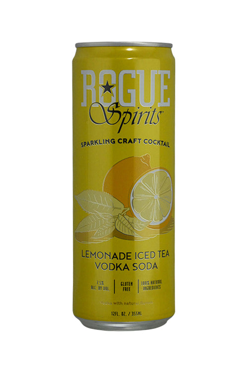 Rogue Spirits Sparkling Craft Cocktails Lemonade Iced Tea Vodka Soda (12oz Can 4 Pk)