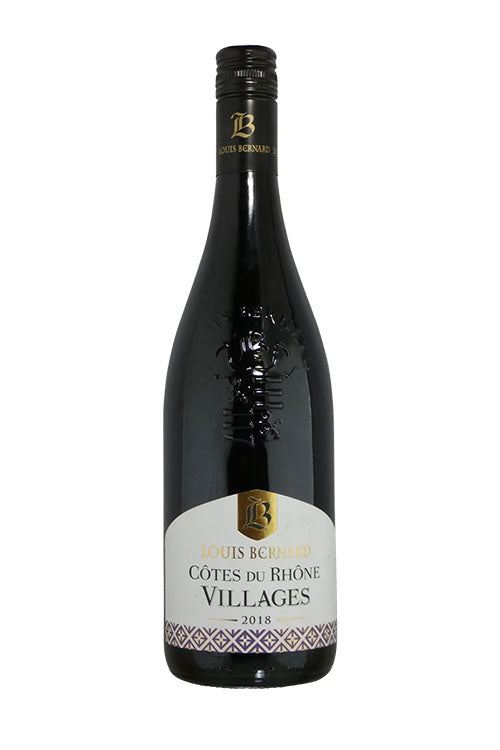 Louis Bernard Cotes du Rhone Villages Rouge VEGAN - 2018 (750ml)